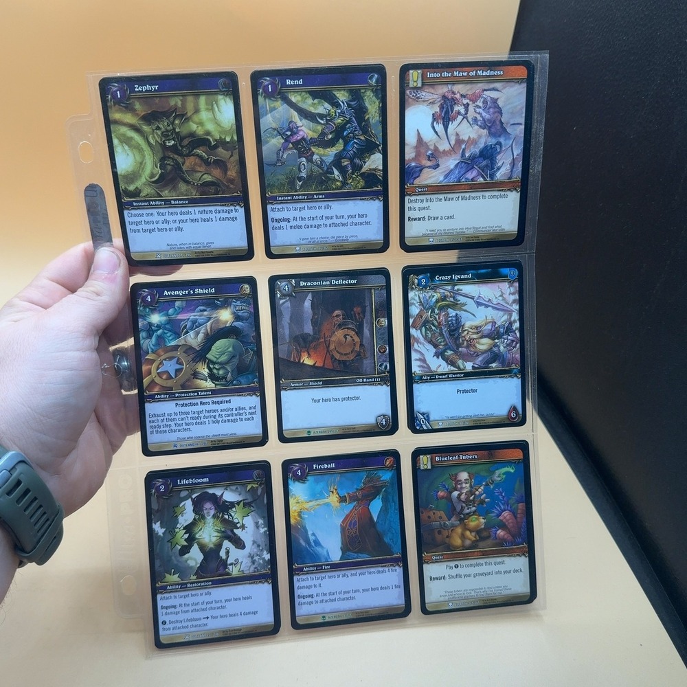 World of Warcraft WoW TCG Trading Card Game Lot 18 Cards Outland Set Mixed